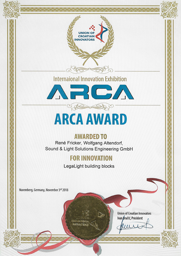 ARCA 2018 Award